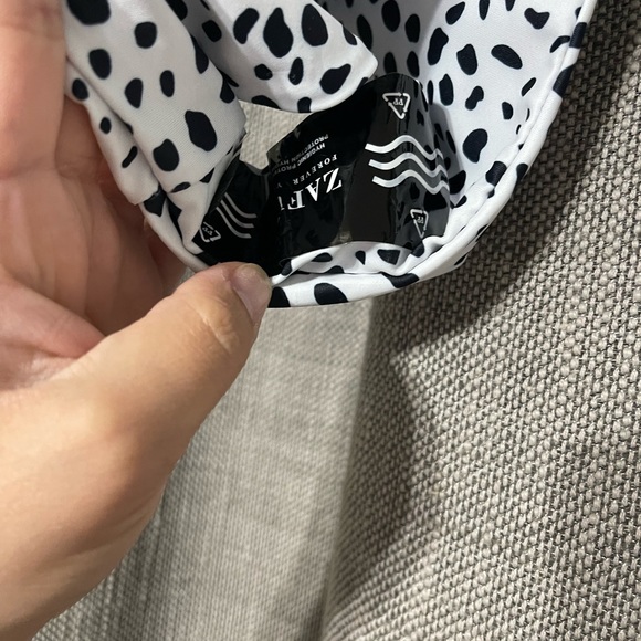 Zaful Womens Dalmatian High Waisted Bikini Bottom - Picture 2 of 8